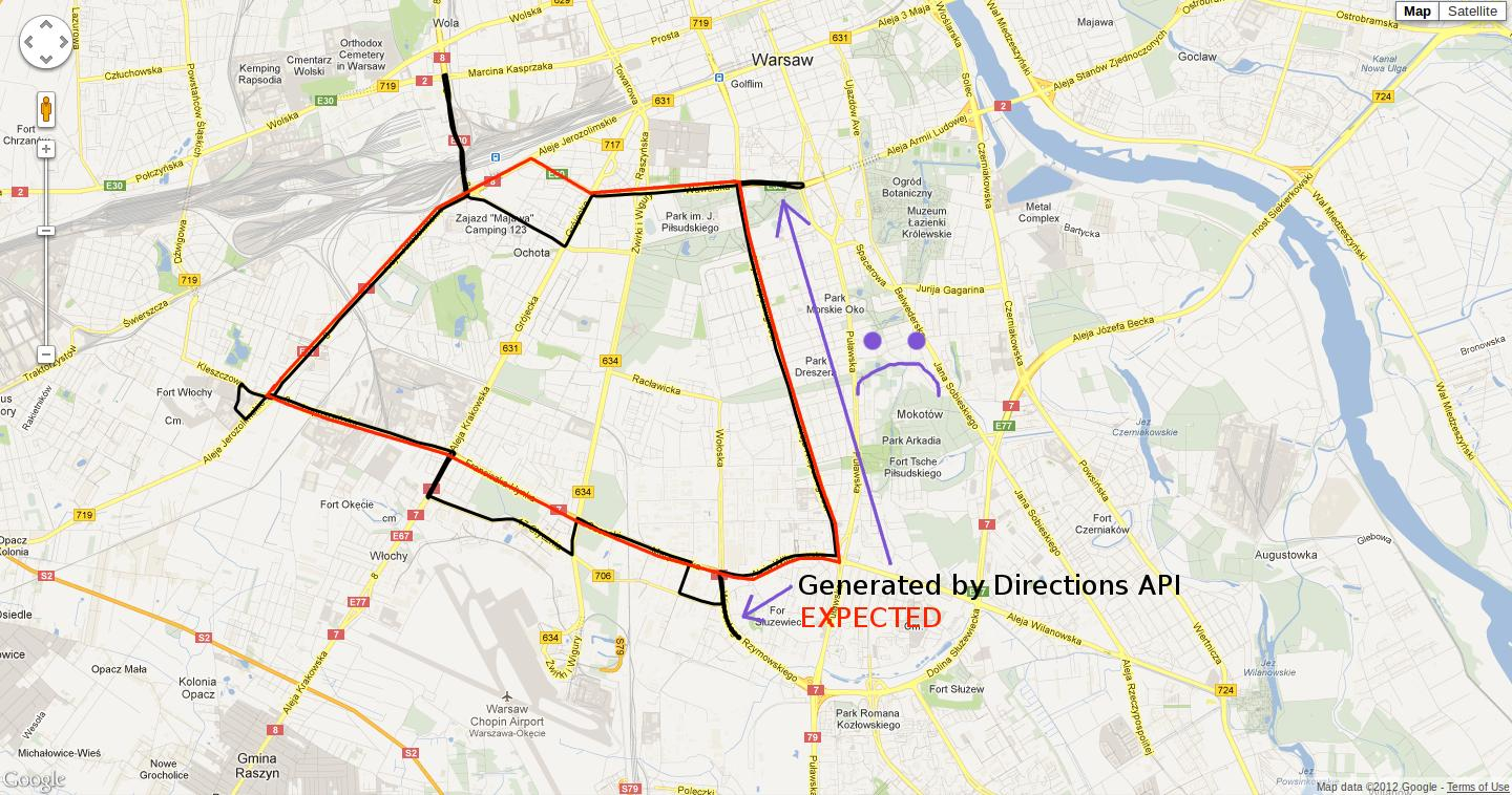 Snapped To Roads Areas In Google Maps API V3 Stack Overflow Snapped To Roads Areas In Google Maps API V3 Stack Overflow