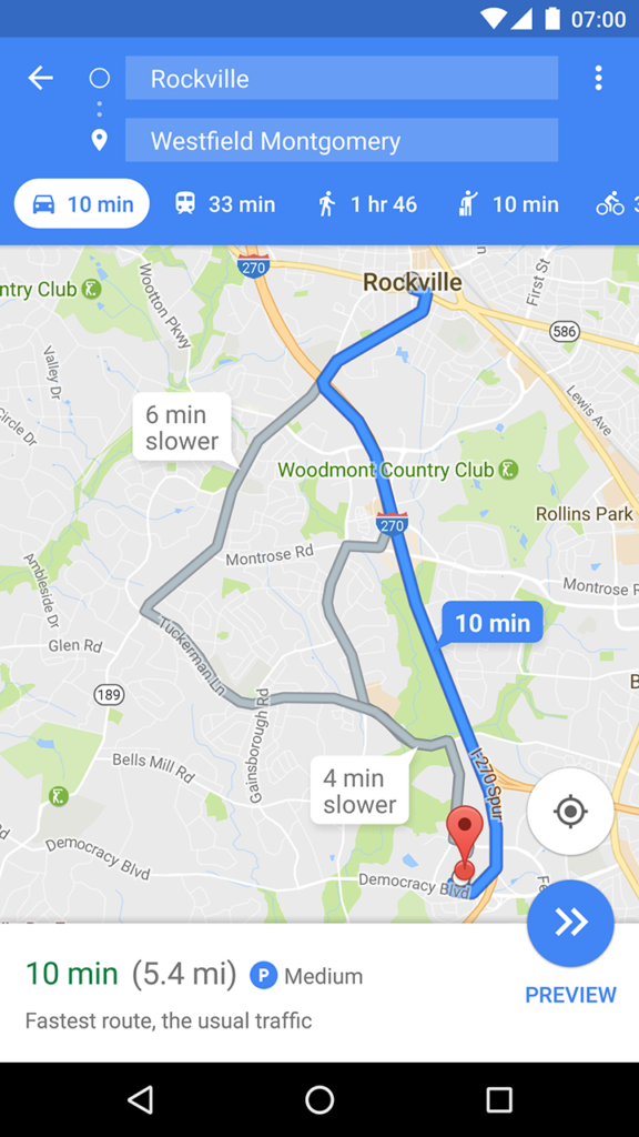  Updated Google Maps 9 44 Shows Parking Availability And 