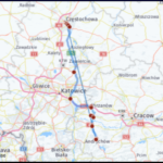 What Is The Distance From Czestochowa Poland To Wadowice