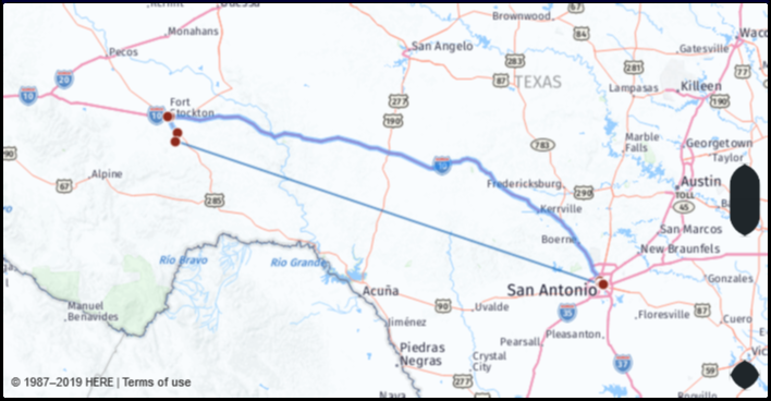 What Is The Drive Distance From Fort Stockton United