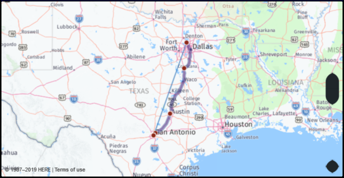 What Is The Drive Distance From San Antonio United States 
