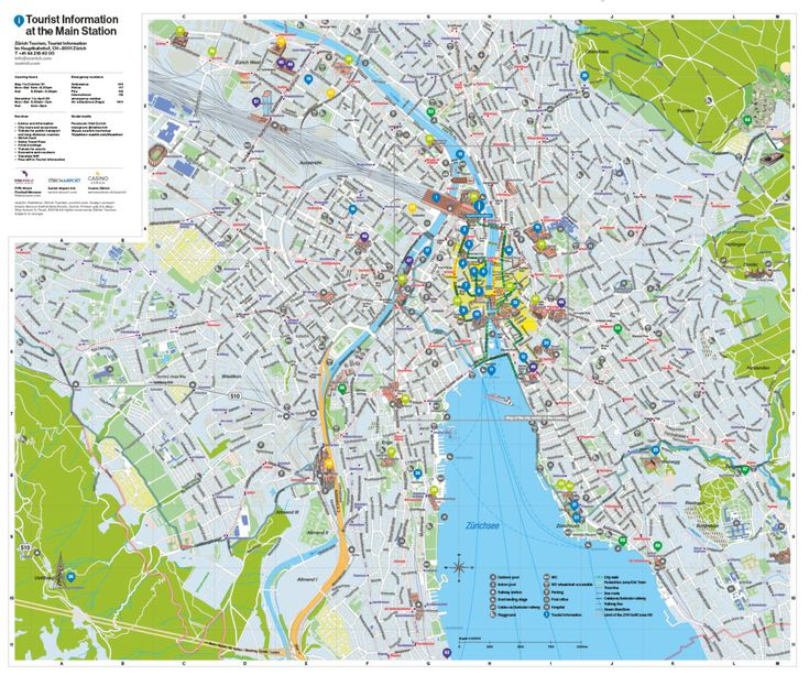 A Map Of Zurich And Helpful Tips To Get Around The City 