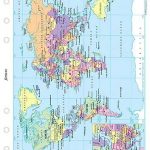 A5 World Map A5 Filofax World Map Wallpaper World