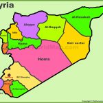 Administrative Divisions Map Of Syria