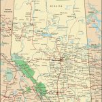 Alberta Map Detailed Map Of Alberta Canada