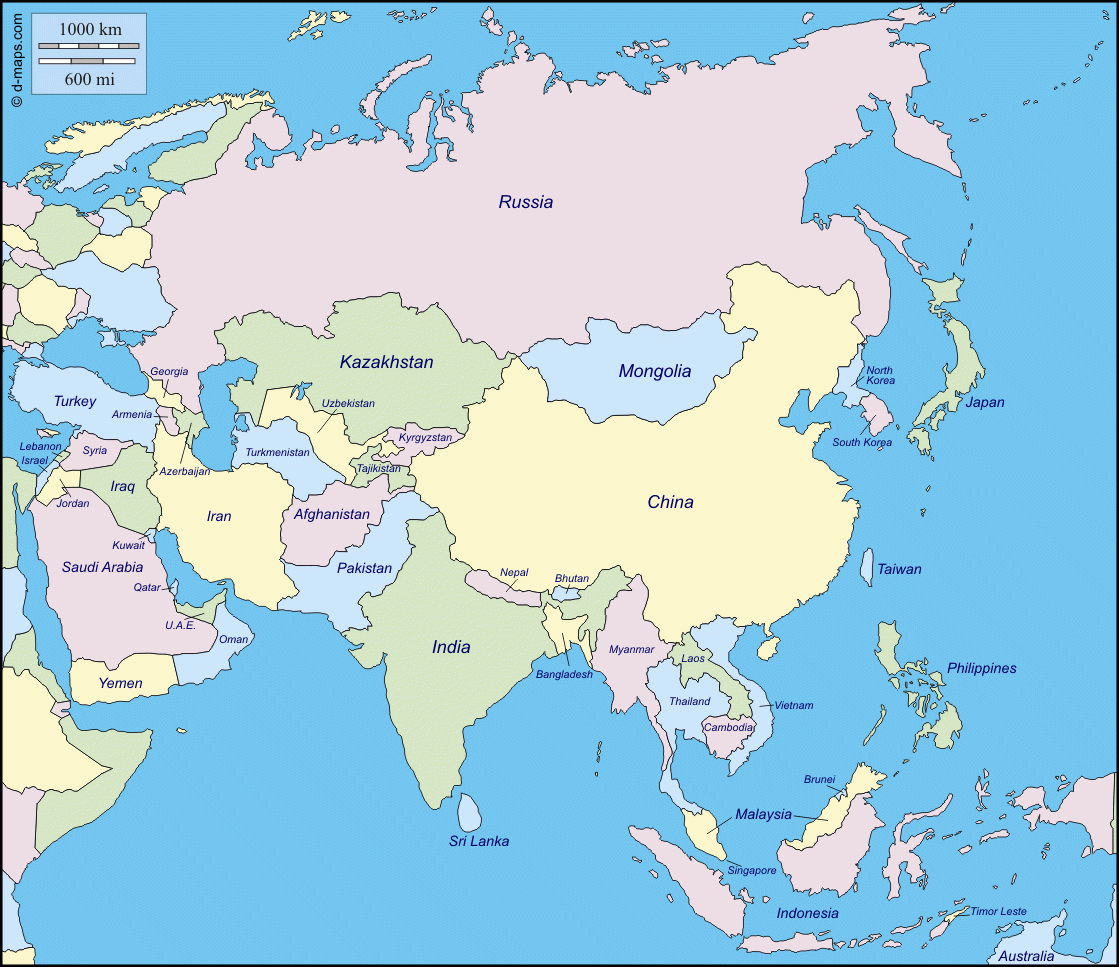 Asia Free Map Free Blank Map Free Outline Map Free Asia Free Map Free Blank Map Free Outline Map Free