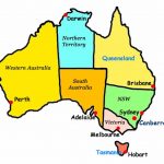 Australia States Map Map Of Australia With States