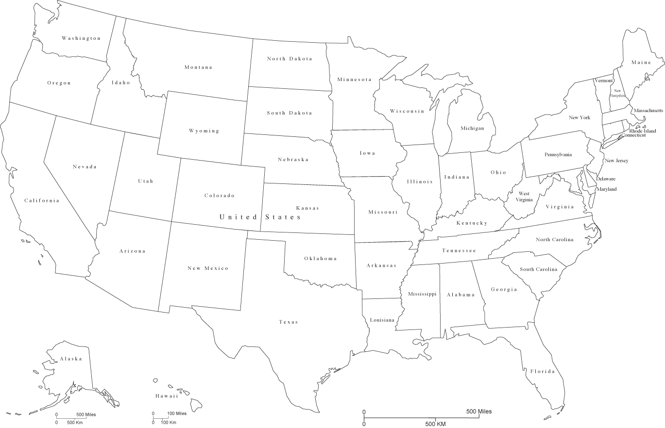 Best Photos Of Black And White United States Map Blank Best Photos Of Black And White United States Map Blank