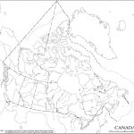 Blank Map Of Canada Rivers And Lakes
