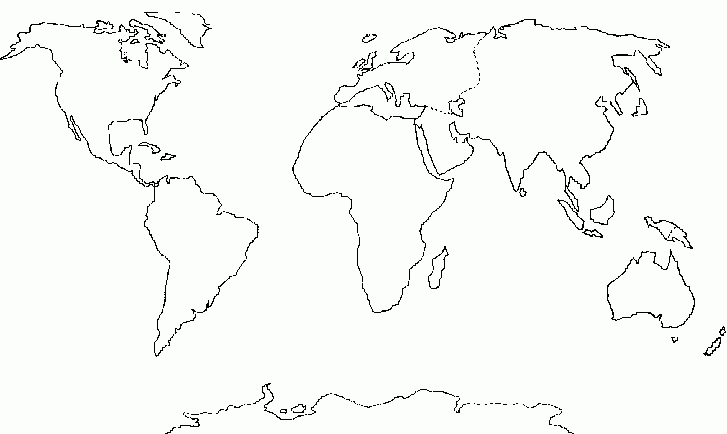 Blankcontinents gif 727 434 Blank World Map World Map 