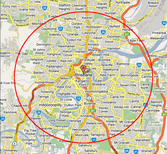 Brisbane Map HolidayMapQ