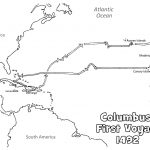 Christopher Columbus Coloring Page Map Google Search