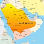 Cities Map Of Saudi Arabia OrangeSmile