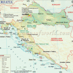 Croatia Map Map Of Croatia Throughout Printable Map Of