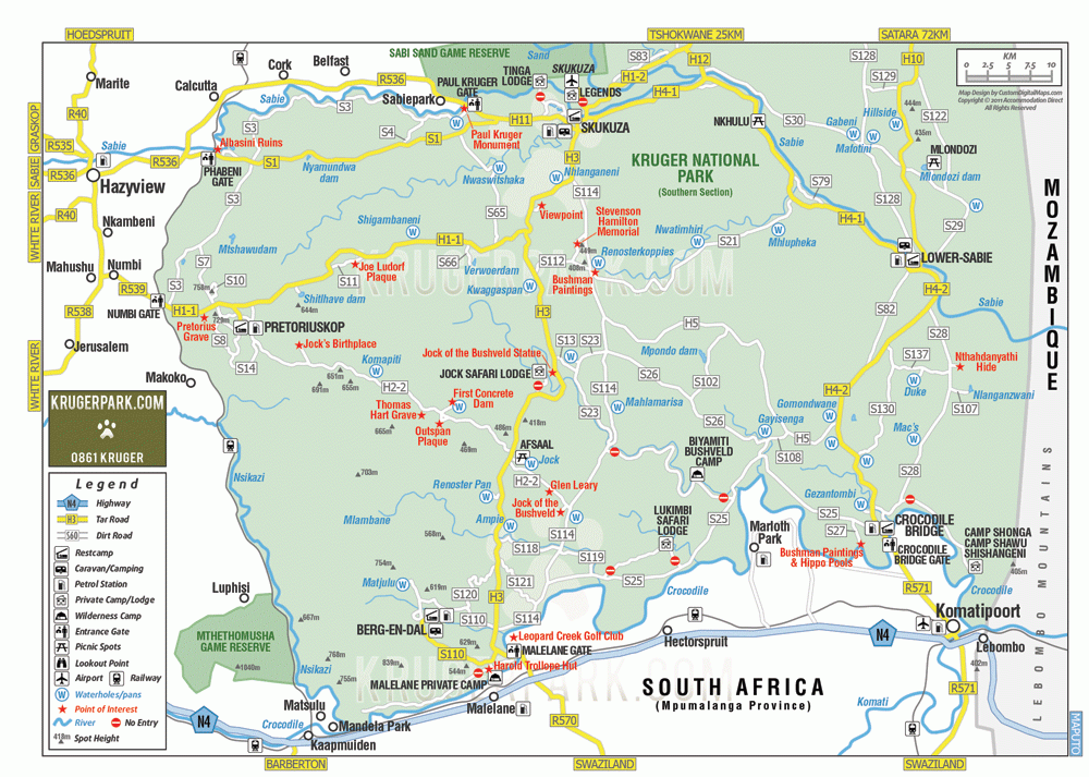 Custom Printable Maps For Print By CustomDigitalMaps