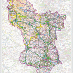 Derbyshire County Map XYZ Maps