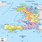 Detailed Political Map Of Haiti Ezilon Maps