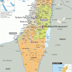 Detailed Political Map Of Israel Ezilon Maps