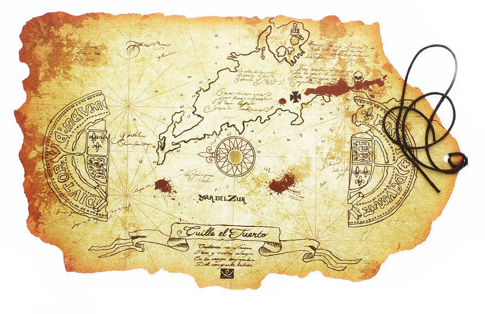 Details About The Goonies Treasure Map Goonies Treasure 