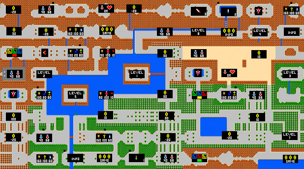 Download All Of The The Legend Of Zelda NES Game Maps Download All Of The The Legend Of Zelda NES Game Maps