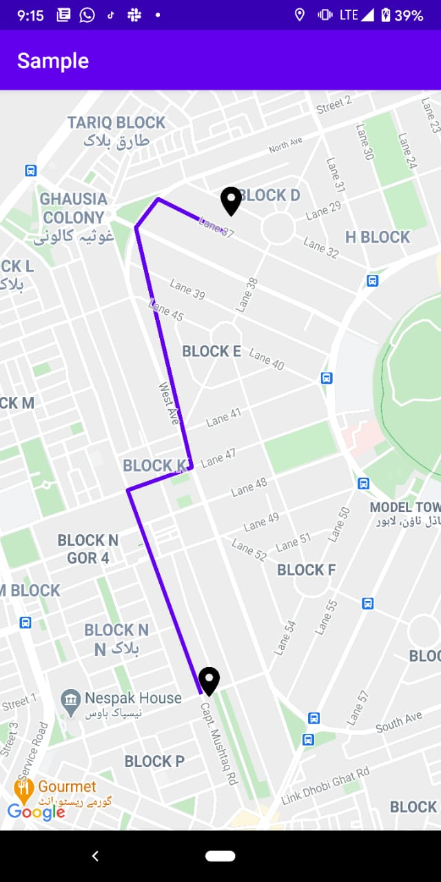 DrawRoute Wraps Google Directions API Using RxJava For Android DrawRoute Wraps Google Directions API Using RxJava For Android