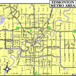 Edmonton City Map Map Of Canada City Geography