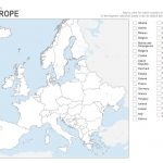 Europe Coloring Printable Blank Map Europe Map Printable