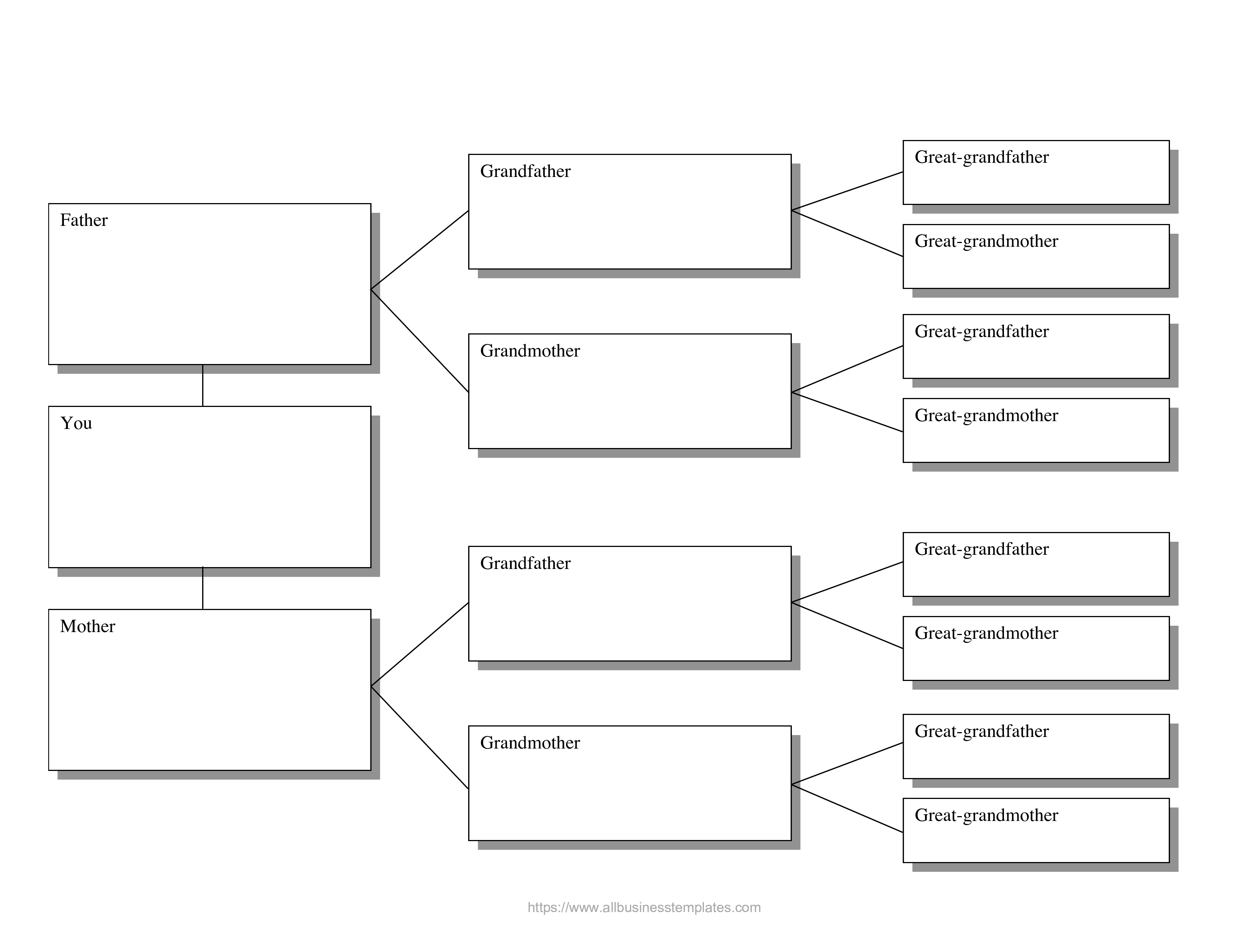 Family Tree Map Templates At Allbusinesstemplates