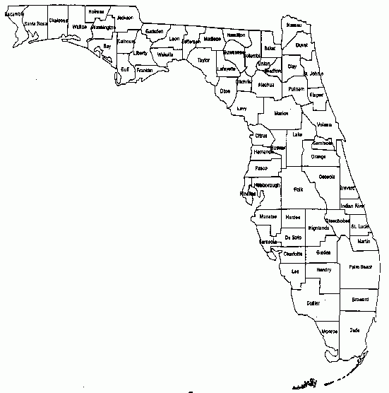 Florida County Map Printable That Are Gutsy Russell Website