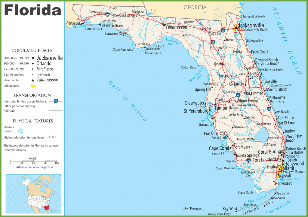 Florida State Maps Usa Maps Of Florida Fl Within 