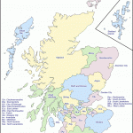 Free Map Of Scotland NEO Coloring