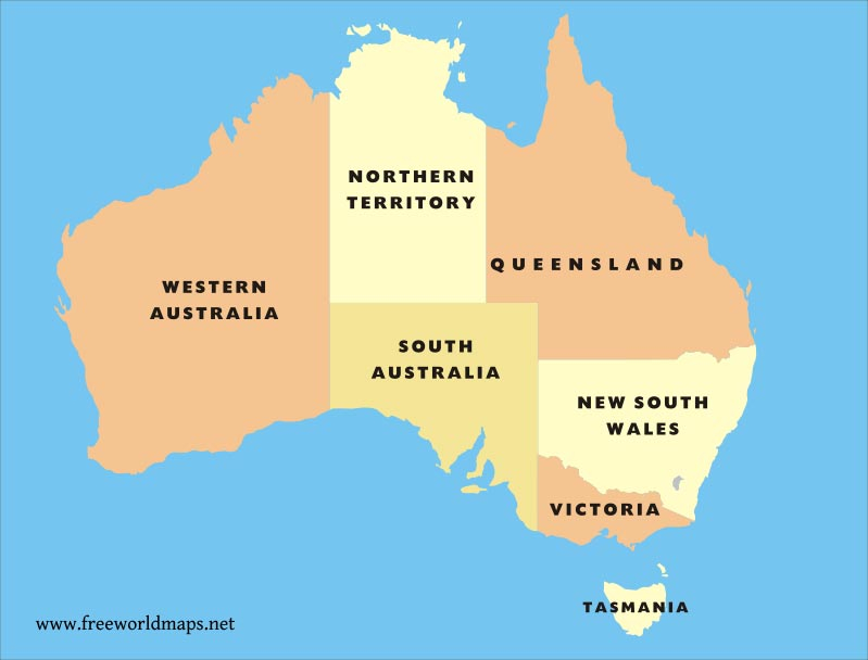 Free PDF Maps Of Australia