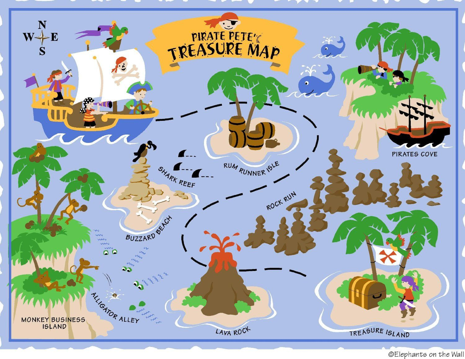 Free Printable Pirate Treasure Map Google Search 