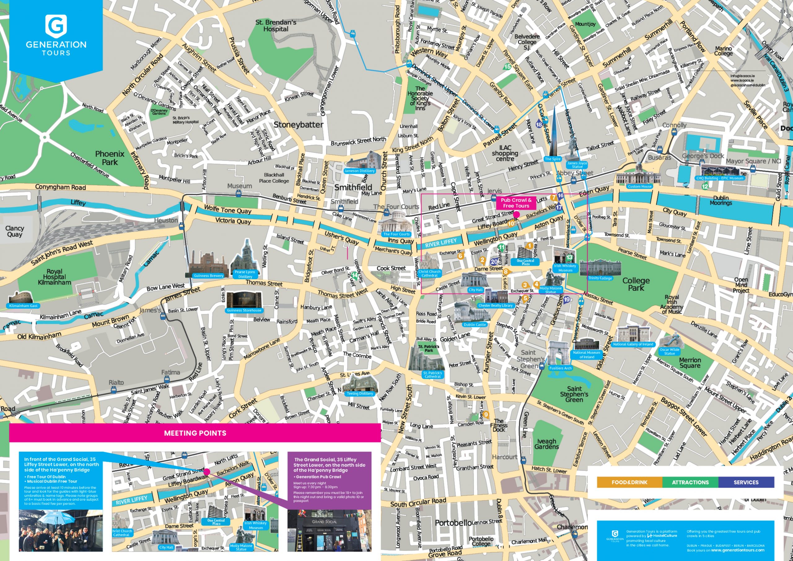 Free Walking City Tours Dublin Generation Tours