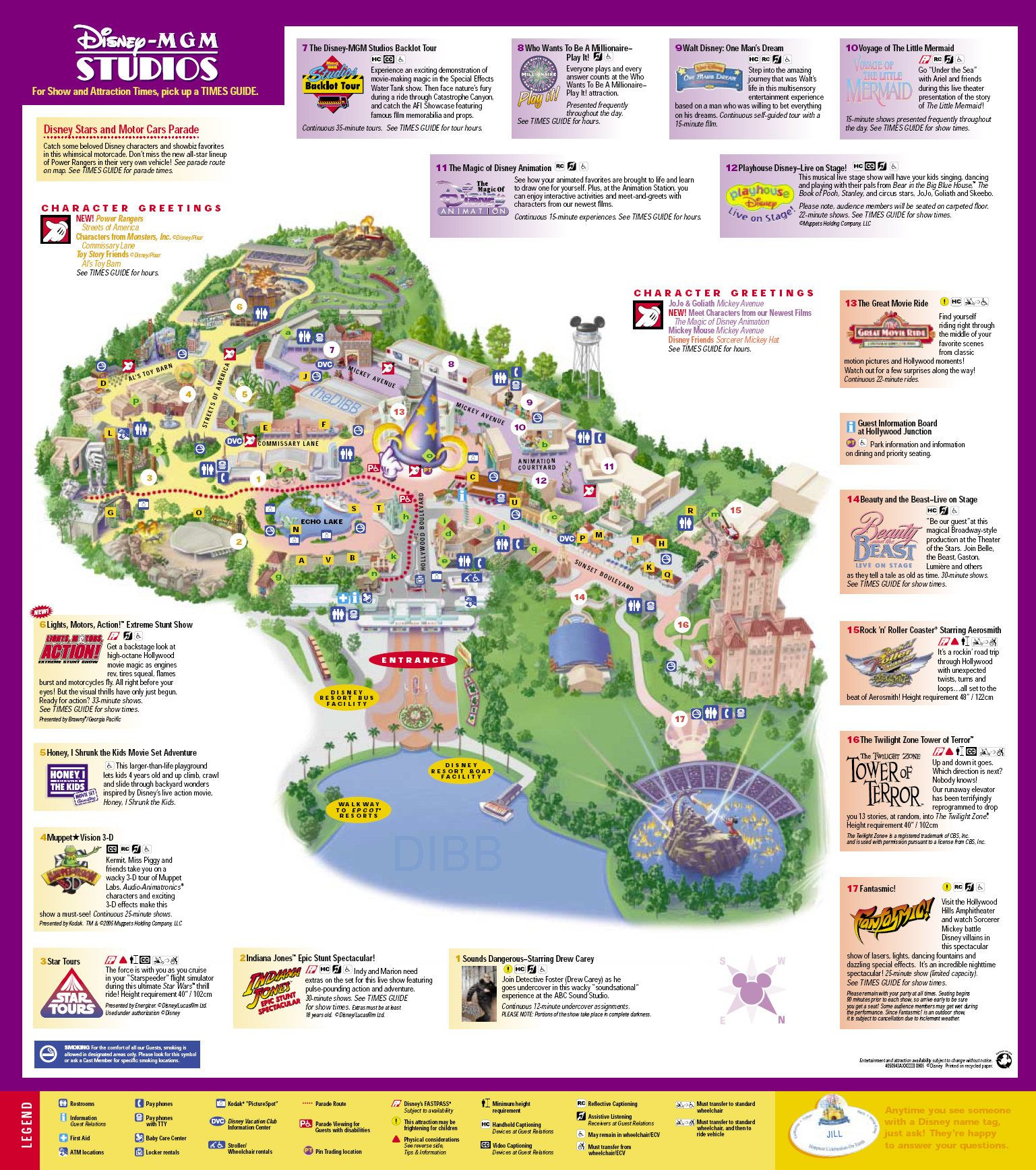 Hollywood Studios Map Disney Hollywood Studios Disney 