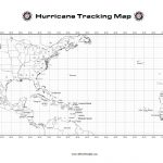 Hurricane Tracking Map Free Printable