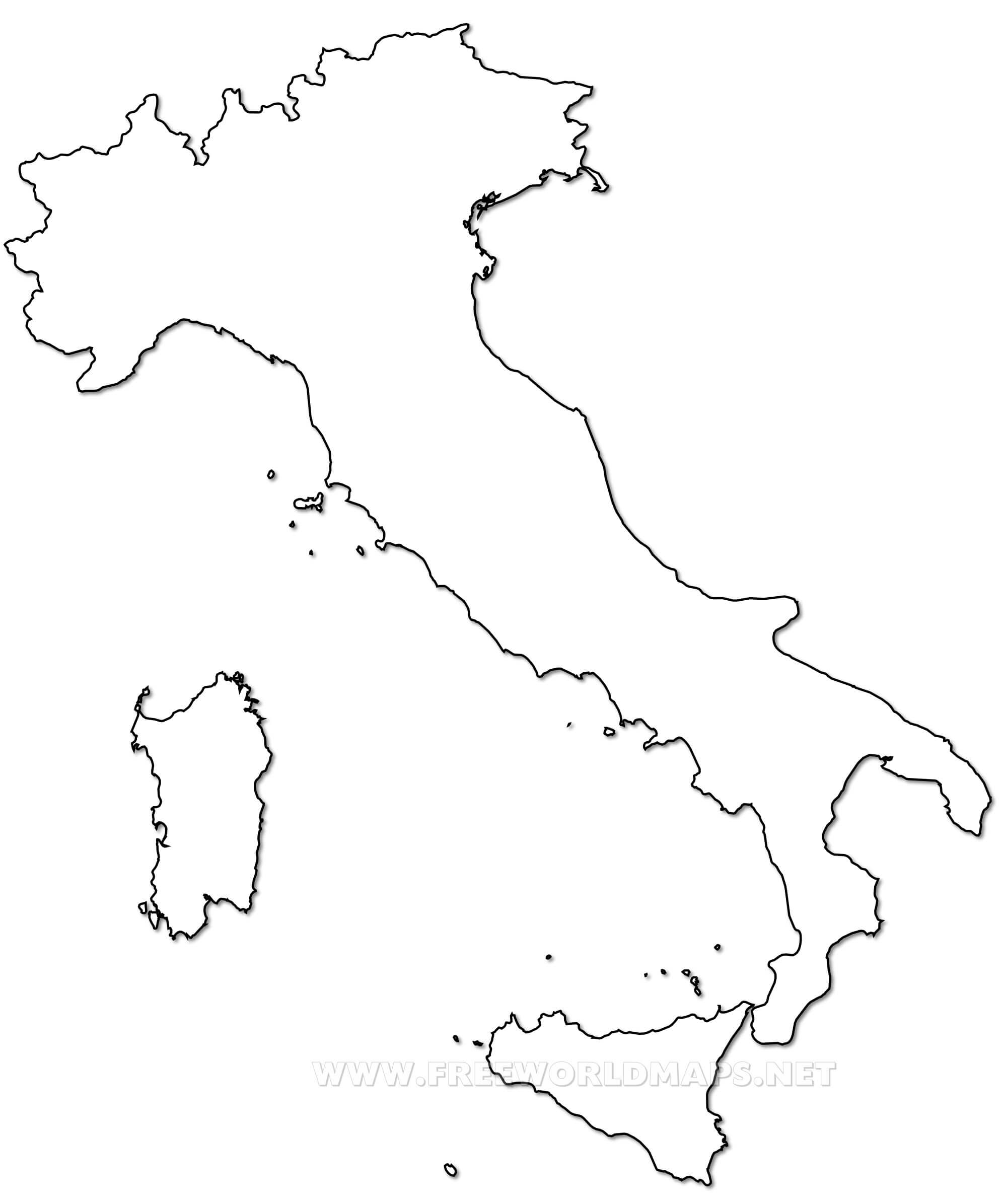 Italy Political Map