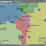 Landkarte Colorado Touristische Karte Nationalparks