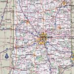 Large Detailed Roads And Highways Map Of Indiana State