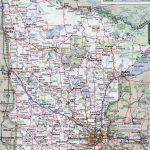Large Detailed Roads And Highways Map Of Minnesota State