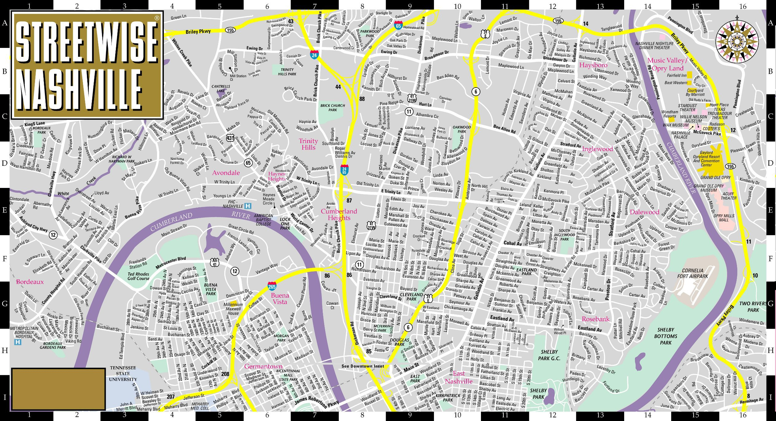 Large Nashville Maps For Free Download And Print High Large Nashville Maps For Free Download And Print High