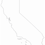 Large Outline Map Of California Map Of Usa District