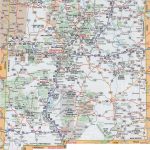 Large Roads And Highways Map Of New Mexico State With
