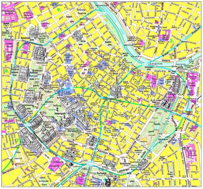 Large Vienna Maps For Free Download And Print High 