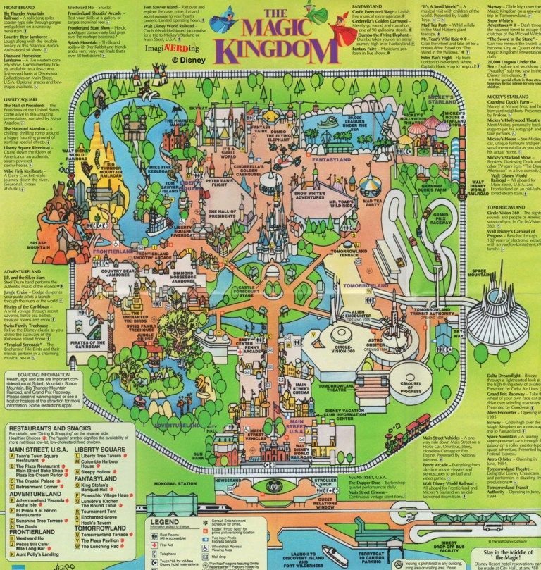 Magic Kingdom Maps Galore ImagiNERDing Disney World 