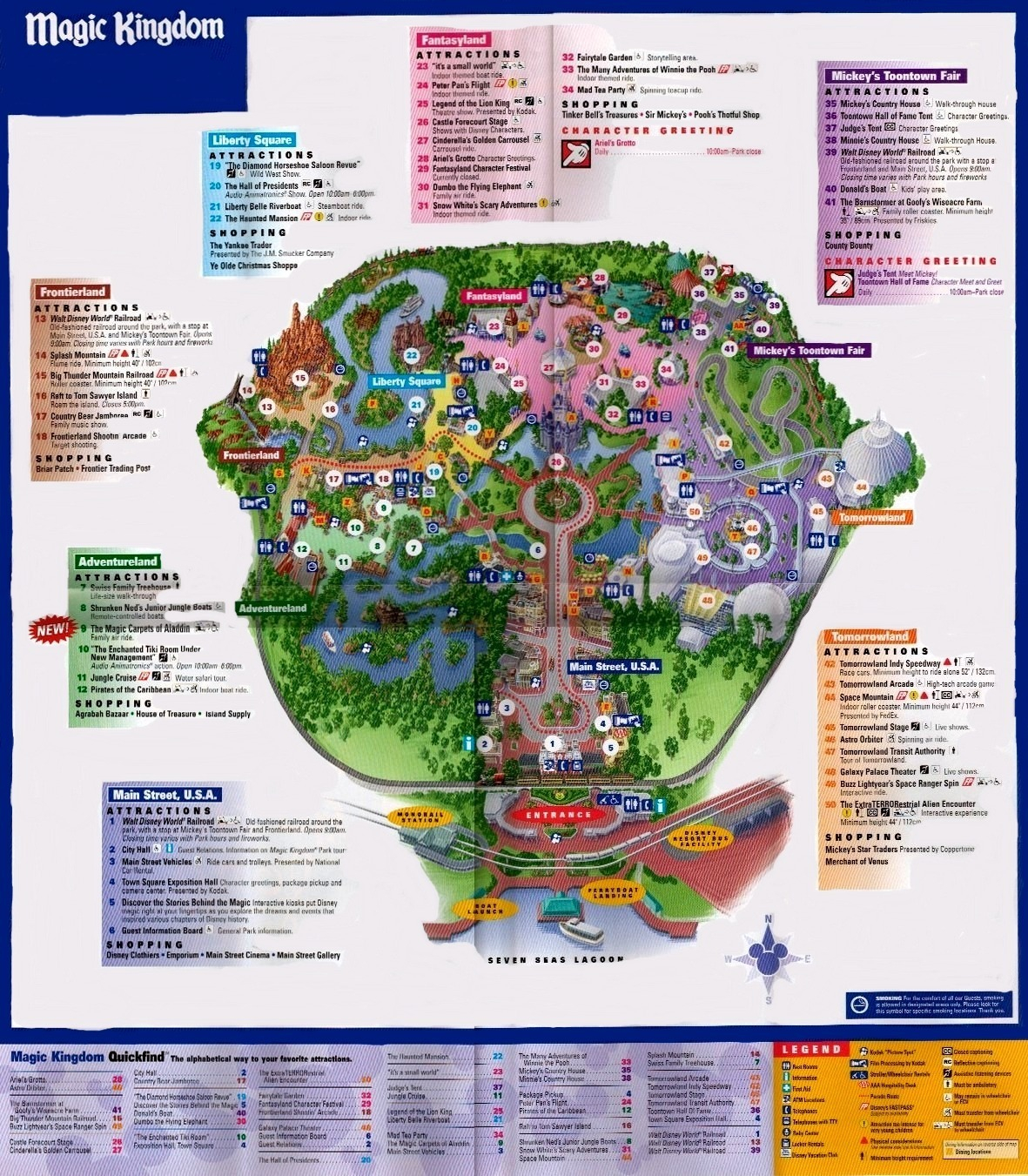 Magic Kingdom Park Map Orlando Fan Art 1415237 Fanpop