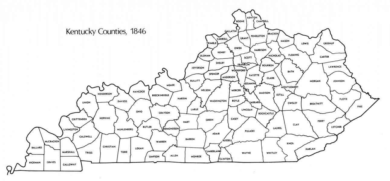 Magic Printable Map Of Kentucky Counties Derrick Website