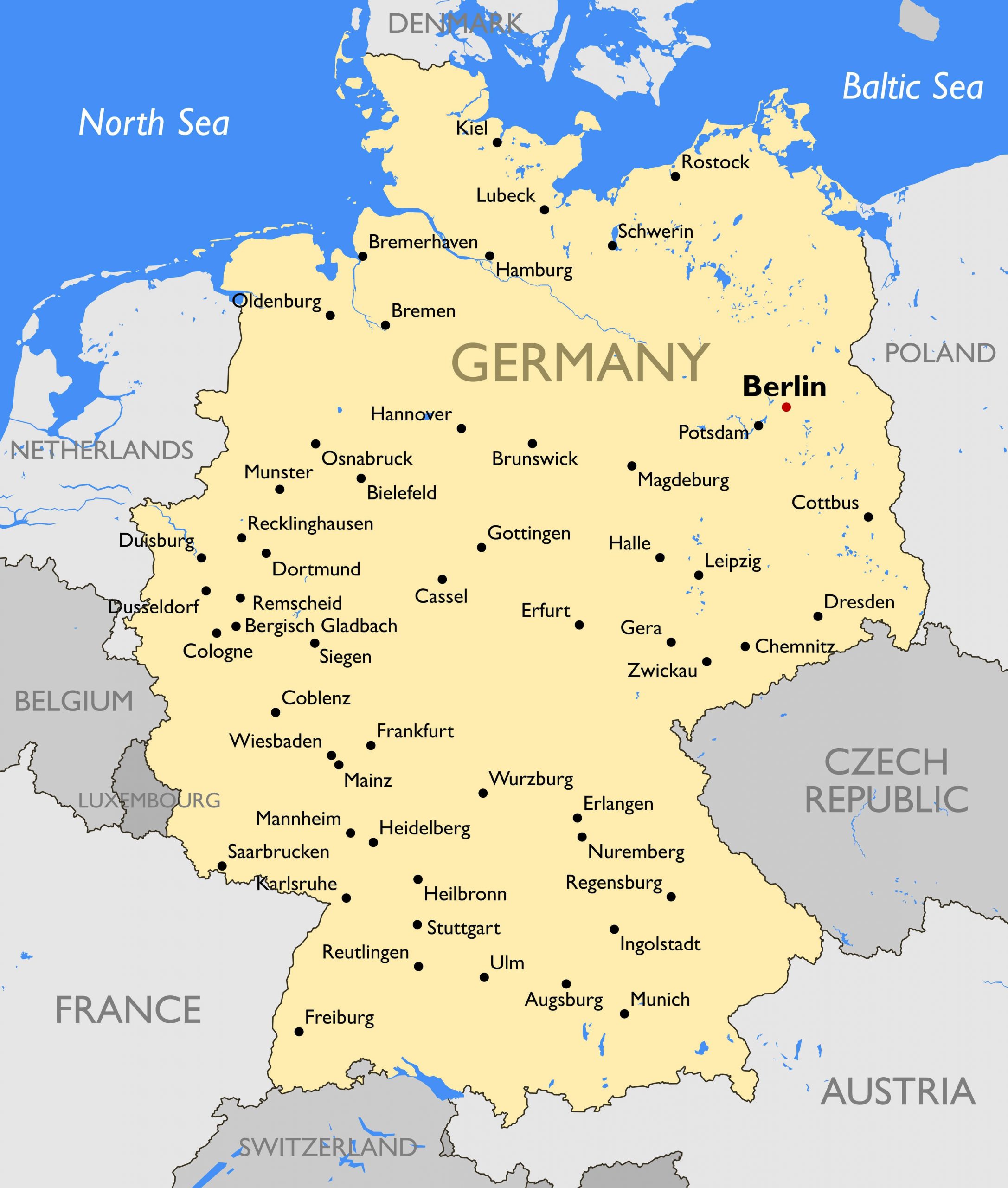 Map Germany