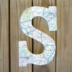 Map Letter 3D Map Letters Map Covered Letter Alphabet