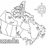 Map Of Canada Colouring Page At GetColorings Free